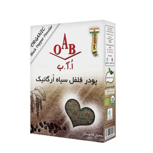 پودر فلفل سیاه اُرگانیک اُ.آ.ب