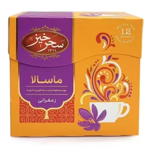 چای ماسالا زعفرانی فوری سحرخیز