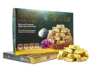 گز 28% زعفران بدون شکر دکتر استویا