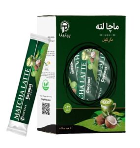 ماچا لته نارگیل 10 ساشه‌ای پپتینا