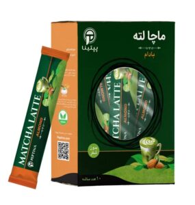 ماچا لته بادام 10 ساشه‌ای پپتینا