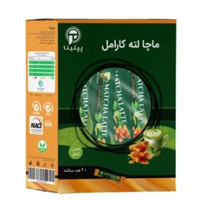 ماچا لته کارامل 10 ساشه‌ای پپتینا
