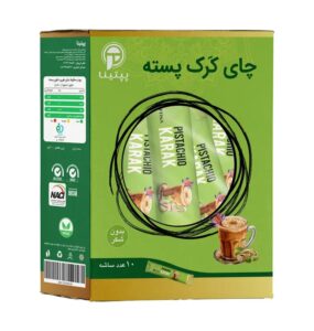 چای کرک پسته زعفرانی 10 ساشه ای پپتینا